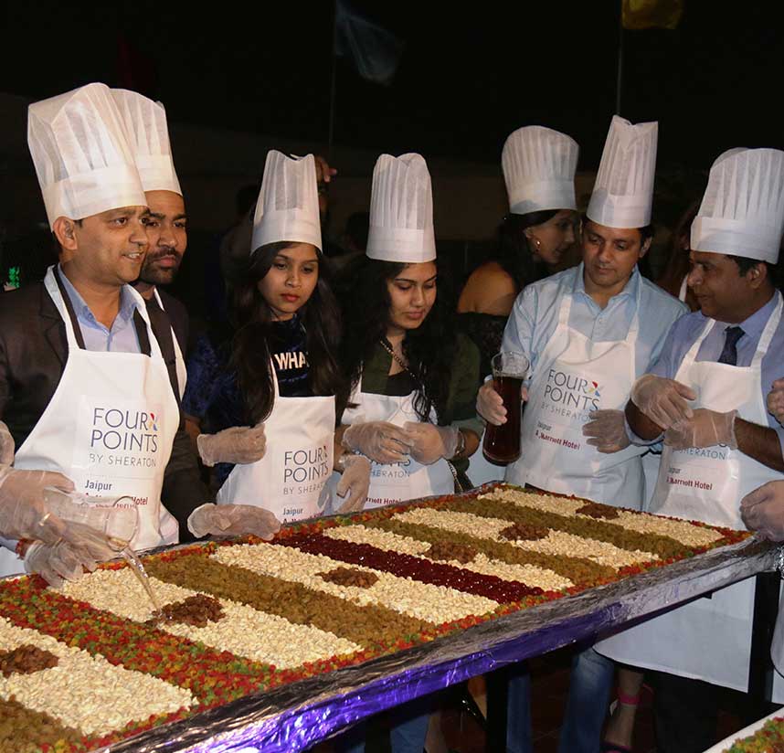 Cake Mixing at Four Points by Sheraton Jaipur