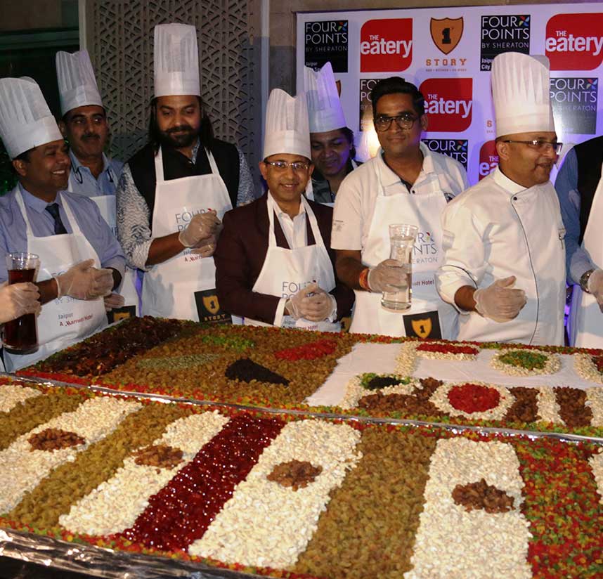 Cake Mixing at Four Points by Sheraton Jaipur